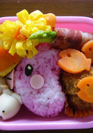 ラブカスのキャラ弁-レシピのメイン写真
