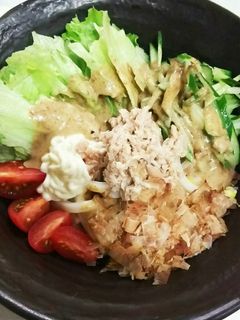 夏だね!サラダうどんが美味しい‼-レシピのメイン写真
