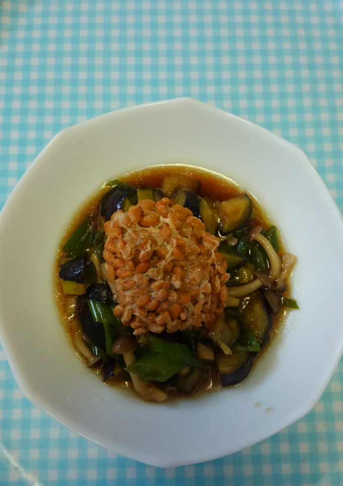 ご飯がススム！ナス納豆♪-レシピのメイン写真
