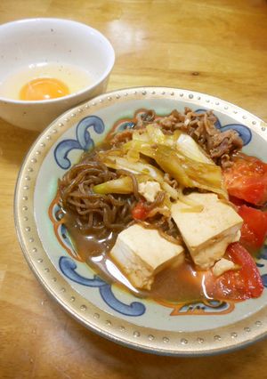 トマト入り牛すき煮-レシピのメイン写真