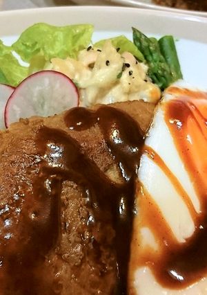 子供喜ぶ★ハンバーグランチ【ロコモコ風】-レシピのメイン写真