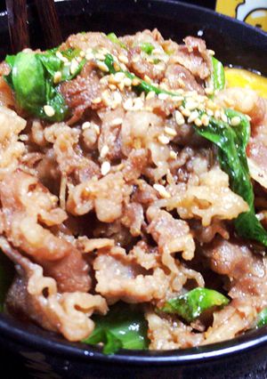 10分で!! 簡単レタ牛丼！-レシピのメイン写真
