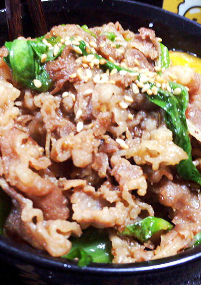 10分で!! 簡単レタ牛丼！-レシピのメイン写真