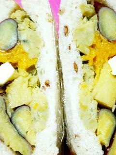 さつまいもとオレンジのサンドイッチ。-レシピのメイン写真