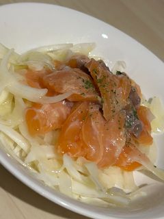 酸味ひかえめ 新たまねぎとサーモンマリネ-レシピのメイン写真