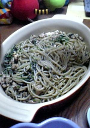 チキンの黒ごまパスタ-レシピのメイン写真