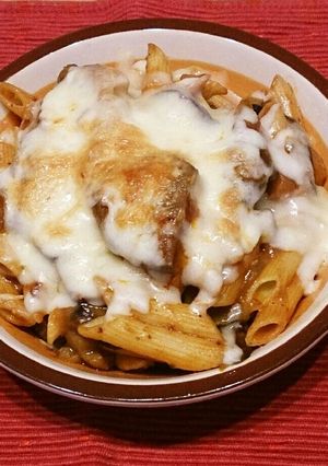 ナスとズッキーニのミートペンネグラタン-レシピのメイン写真