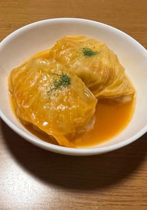 キャベツの葉簡単剥がせるロールキャベツ-レシピのメイン写真