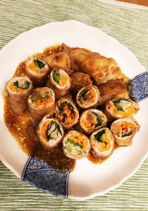 野菜とエノキの肉巻き-レシピのメイン写真