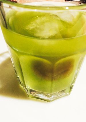 緑茶梅酒-レシピのメイン写真