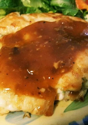 鶏胸肉の梅肉ソースあえ-レシピのメイン写真