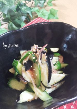 ささっと!なすときゅうりのめんつゆ和え-レシピのメイン写真