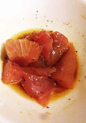 キハダマグロをごま油と醤油で-レシピのメイン写真