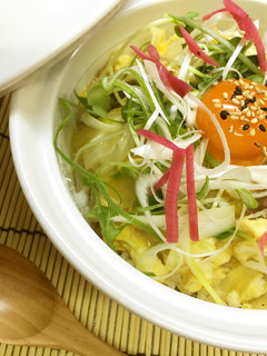 手羽先のスープとおからもどき!で玉子丼!-レシピのメイン写真