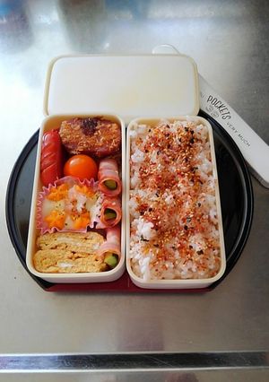 ハムカツ弁当♪-レシピのメイン写真