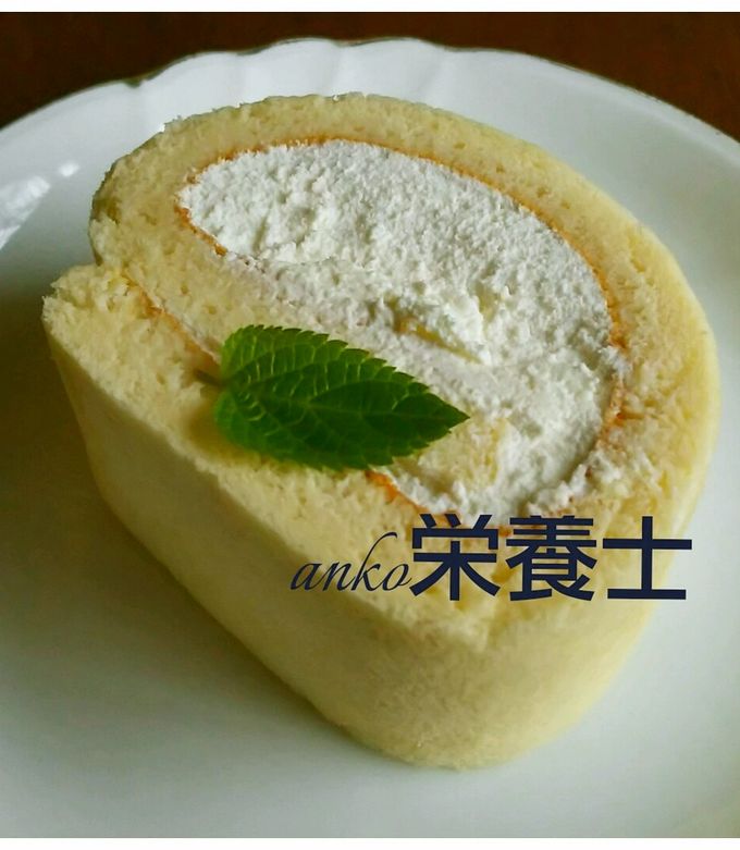 ★簡単絶品♪レアチーズロールケーキ-レシピのメイン写真