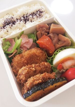 毎日男弁当⁂NIKU！ヒレカツ弁当-レシピのメイン写真