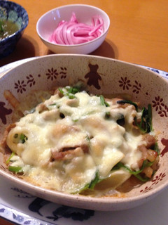ほうれん草と豚肉のチーズ焼き-レシピのメイン写真