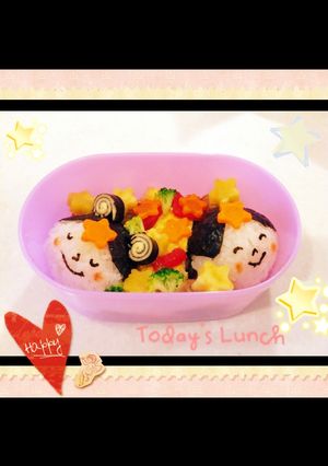 ☆七夕キャラ弁☆-レシピのメイン写真
