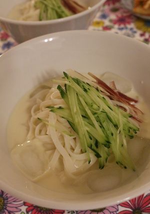 コングッス콩국수(韓国豆乳そうめん)-レシピのメイン写真