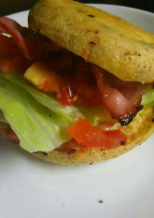 がんもバーガー（糖質オフ）-レシピのメイン写真