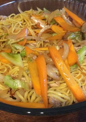 暑すぎる日に！さっぱりポン酢焼きそば♫-レシピのメイン写真