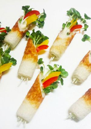 かんたんチクワの花束☆オードブル☆お弁当-レシピのメイン写真