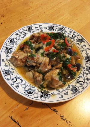 とり肉と茄子の彩り焼き-レシピのメイン写真