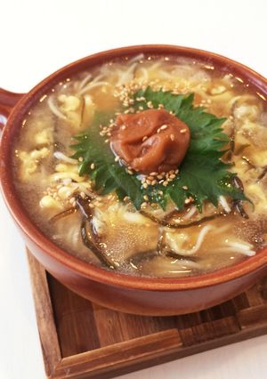 優しい〜♡梅肉とふわふわ卵の素麺-レシピのメイン写真