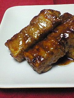 冷めても美味しい厚揚げの豚肉巻き☆-レシピのメイン写真