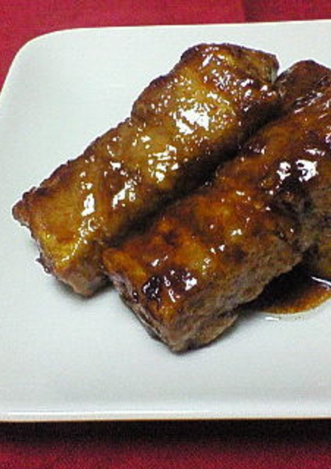冷めても美味しい厚揚げの豚肉巻き☆-レシピのメイン写真