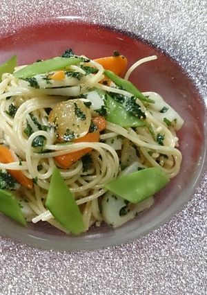 パセリ根菜のパスタ-レシピのメイン写真