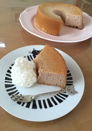 冷凍いちごのシフォンケーキ-レシピのメイン写真