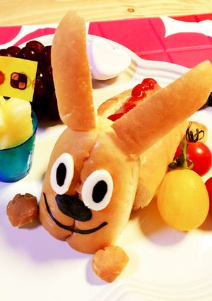 ☆アンパンマンのチーズなホットドッグ☆-レシピのメイン写真