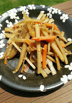 歯ごたえコリコリ♪きんぴらごぼう♪-レシピのメイン写真