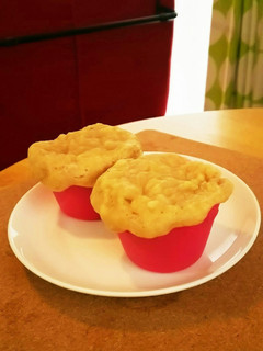 レンジで3分!バナナのふわふわ蒸しパン☆-レシピのメイン写真