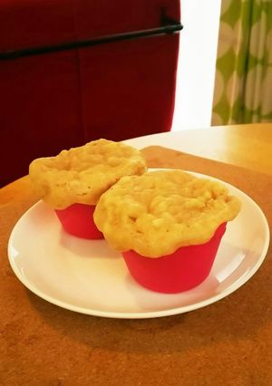 レンジで3分!バナナのふわふわ蒸しパン☆-レシピのメイン写真