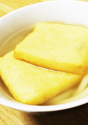 ふんわりジュワッときつねうどん-レシピのメイン写真