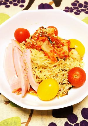 簡単！キムチ入り冷やし中華♪-レシピのメイン写真