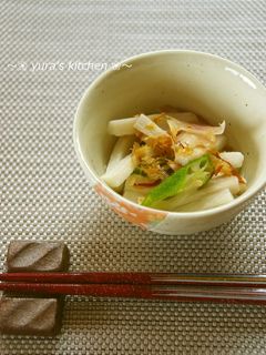 やまいもとオクラとみょうがの梅酢あえ-レシピのメイン写真