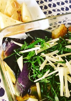 茄子の揚げびたし-レシピのメイン写真