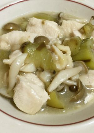 ナスと鶏むね肉とトマトのあっさり煮-レシピのメイン写真