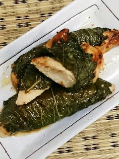 ササミの味噌マヨ大葉巻き-レシピのメイン写真