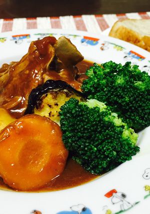 スペアリブのデミソース煮込み-レシピのメイン写真
