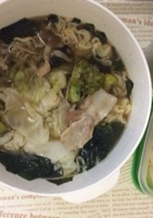 ランチにペペロンラーメン-レシピのメイン写真