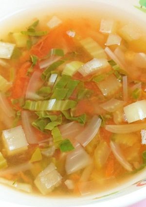 トマトスープ・保育園給食-レシピのメイン写真