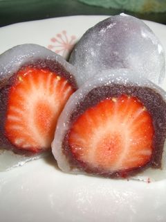 いちごミルク大福-レシピのメイン写真