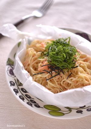 レンジでペーパー焼そばタラスパ風-レシピのメイン写真