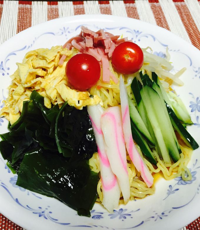 市販の冷やし中華を豪華に！ by ぷくぷくママさん