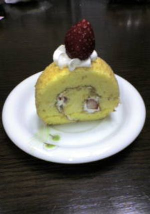 家にある材料で！ロールケーキ♪-レシピのメイン写真